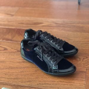 Prada Velvet Sneaker shoes